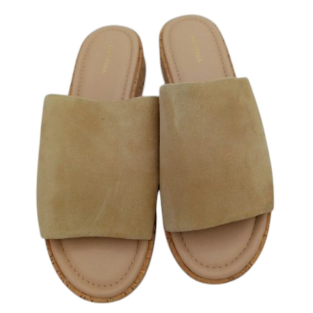 VIA SPIGA Women's V-garcella Slides Sandal - pannaco tan beige US 7.5